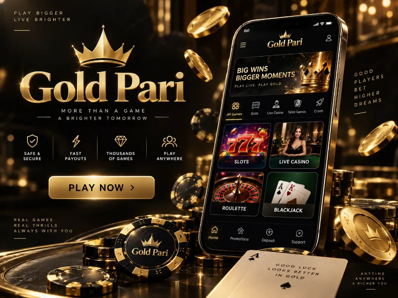 GoldPari casino building entrance for mobile users in Egypt